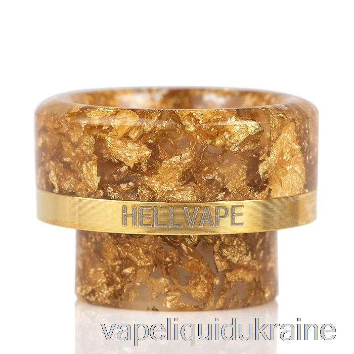 Vape Liquid Ukraine Hellvape AG+/Passage RDA Drip Tip Gold